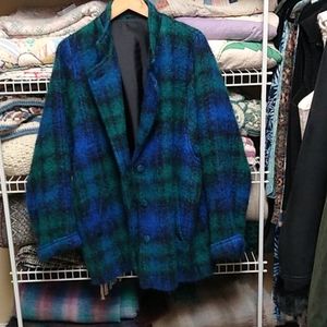 Mohair/wool jacket, 34 in long, 24 in pit to pit,